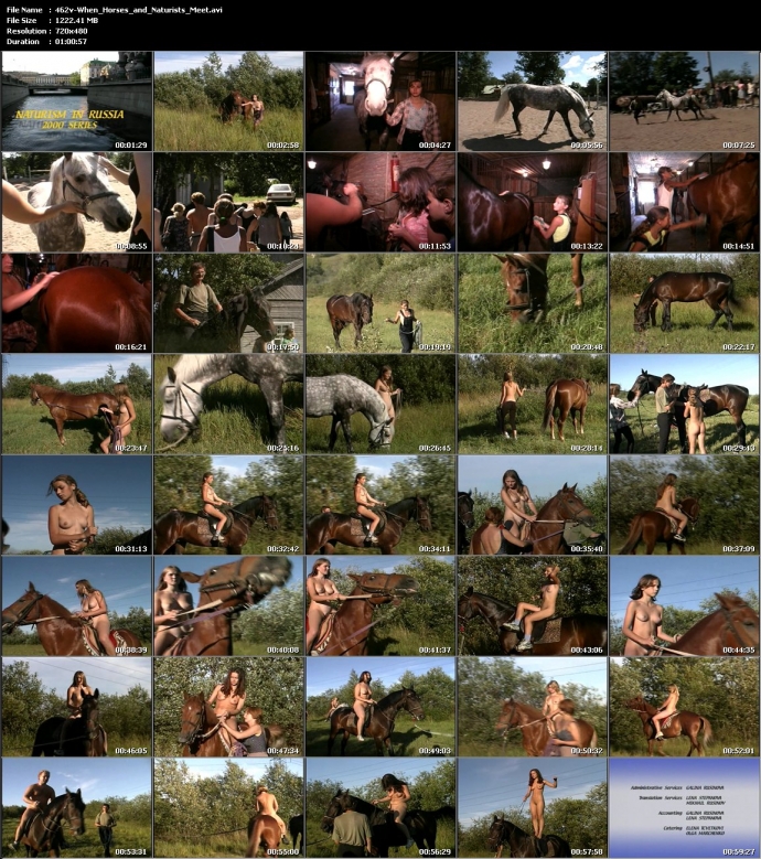 When Horses and Naturists Meet